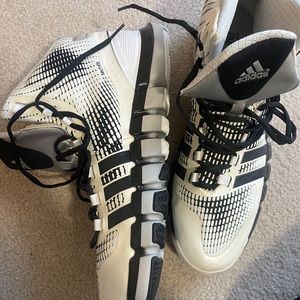 Adidas Adipure Crazy Quick Men’s Sneakers size 16 white black basketball
